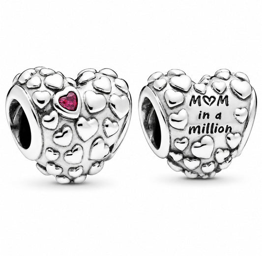 Mum in a Million Charm  S925 Sterling Silver