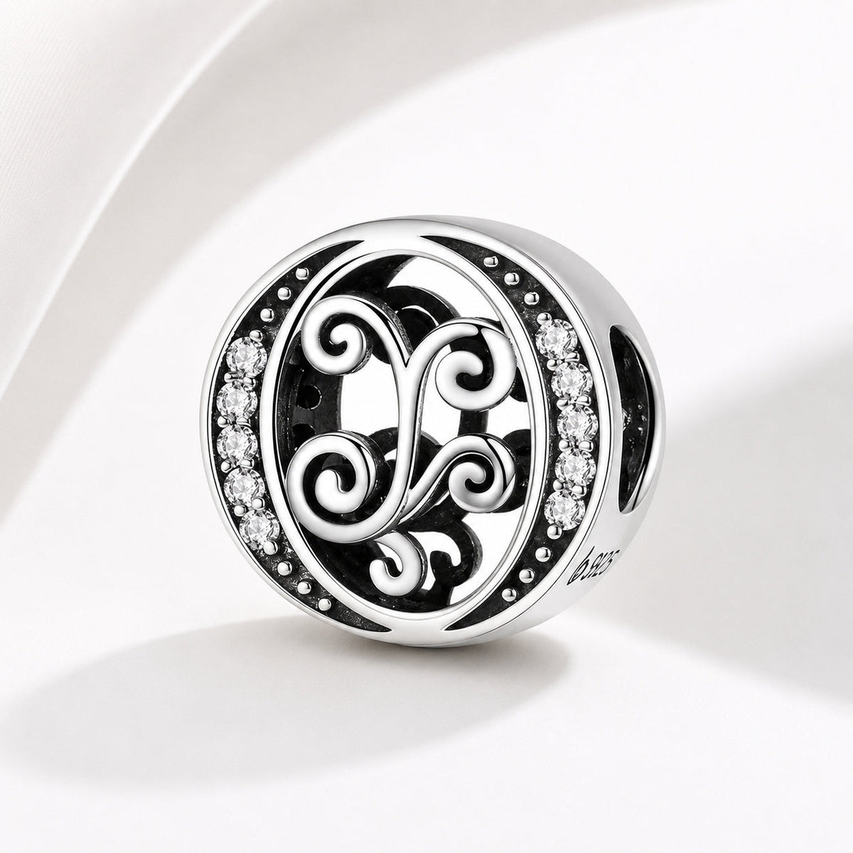 S925 Classic Alphabets A to Z Sterling Silver Charm Collection
