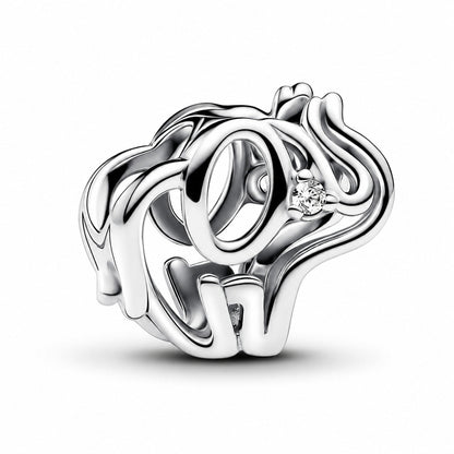 Openwork Elephant Charm  S925 Sterling Silver