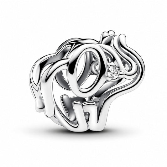 Openwork Elephant Charm  S925 Sterling Silver