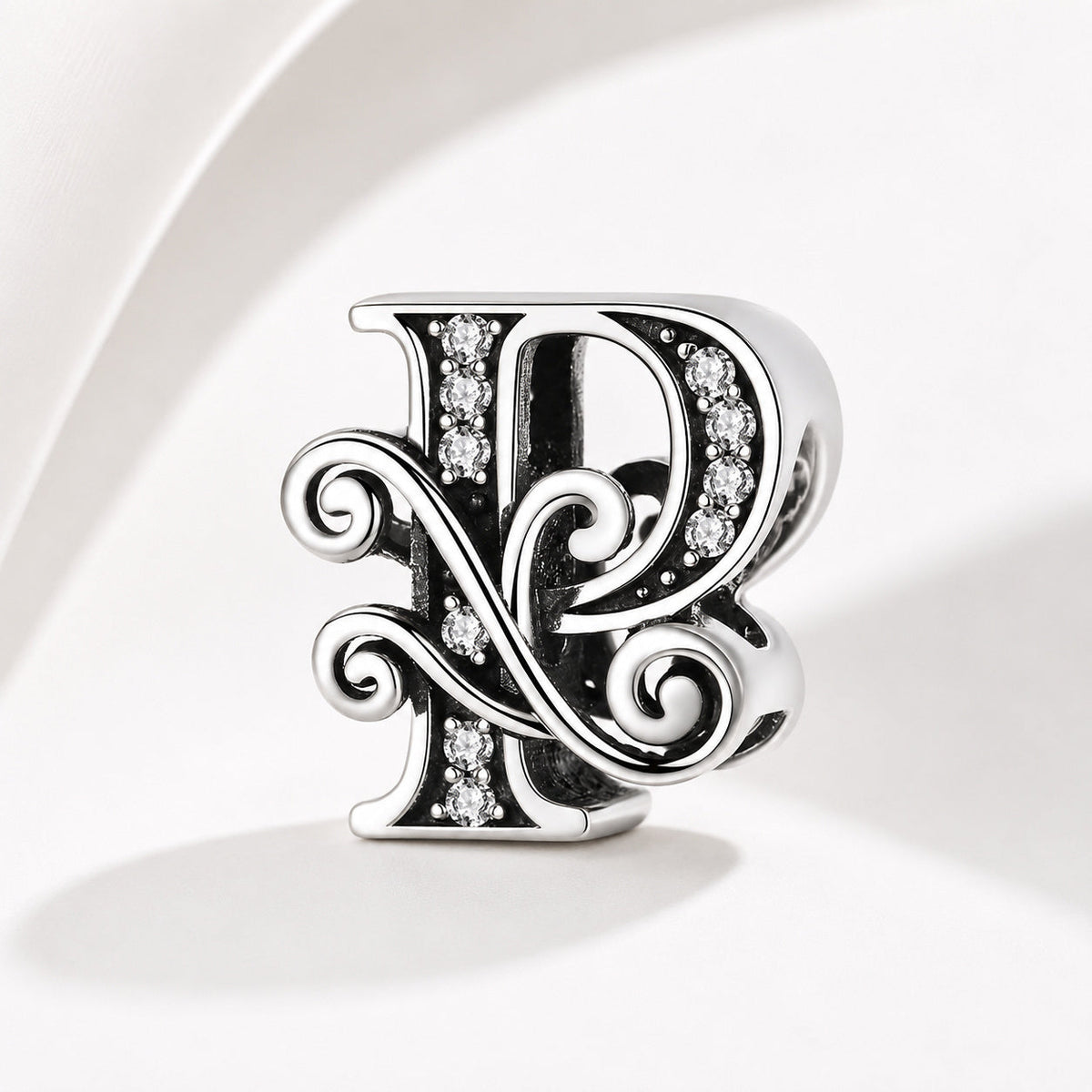 S925 Classic Alphabets A to Z Sterling Silver Charm Collection