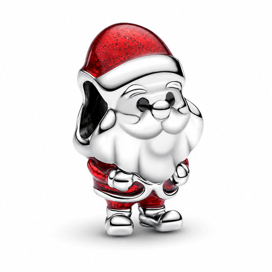 Playful Santa Charm  S925 Sterling Silver