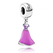 S925 Disney Princesses Dresses Dangle Sterling Silver Charms Collection
