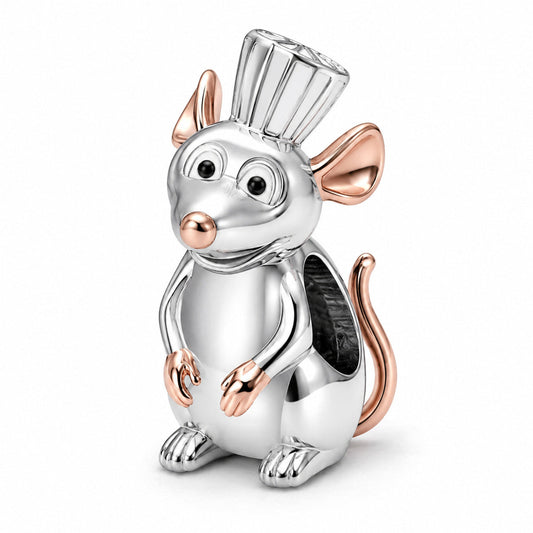 Chef Mouse Charm S925 Sterling Silver