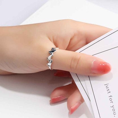 Baby child feet Sterling Silver Ring