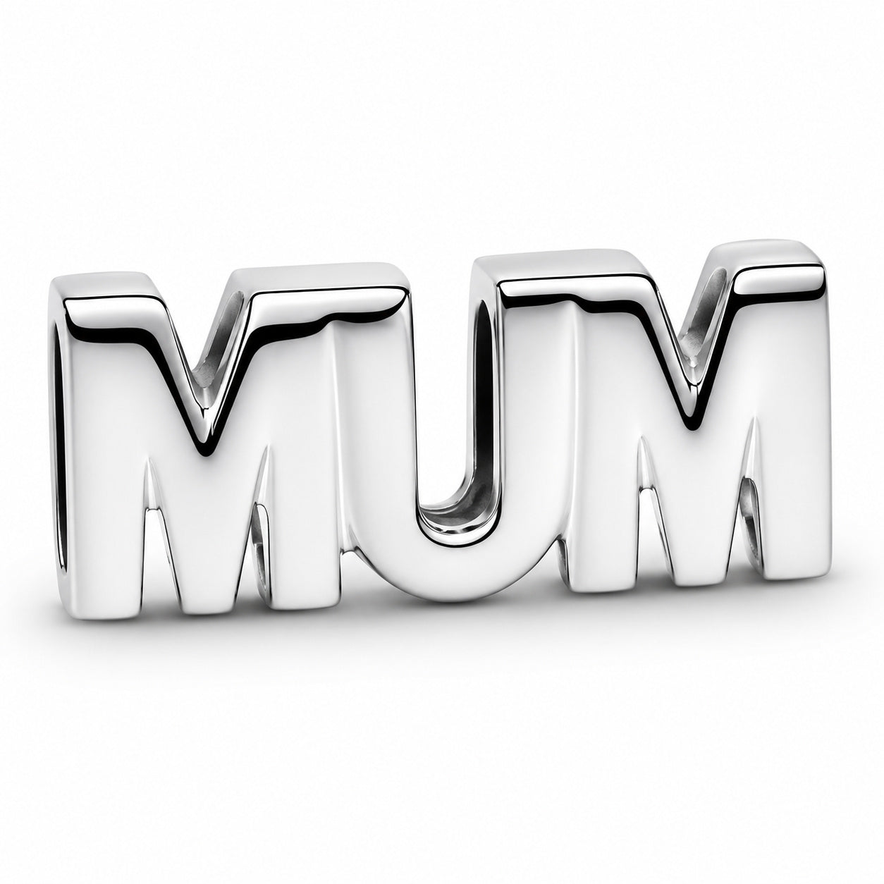 Reversible Mum Charm S925 Sterling Silver