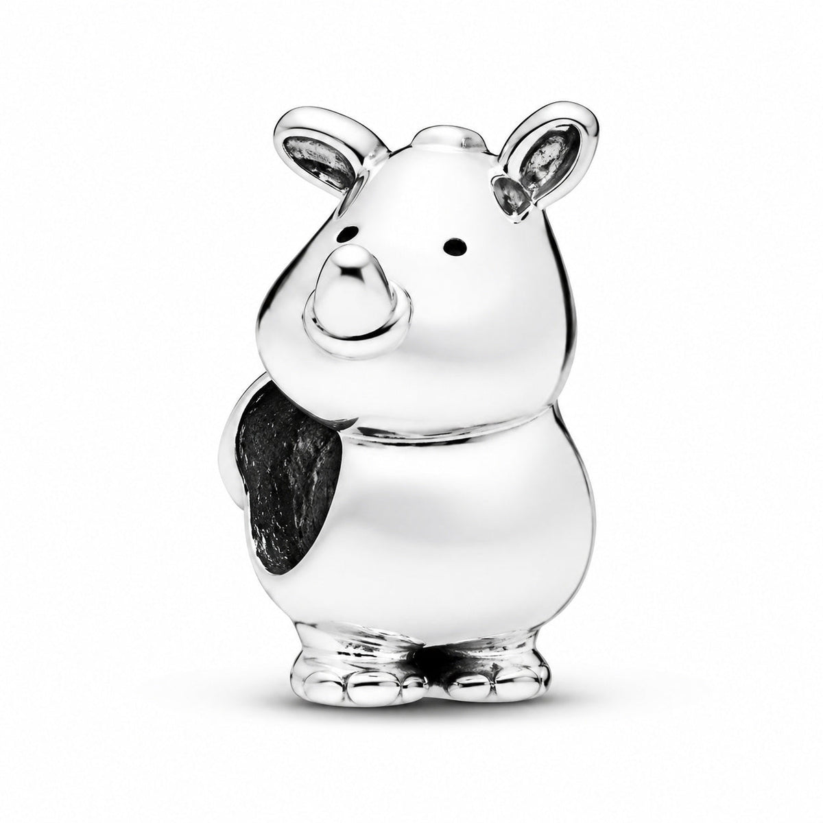 Rhino the Rhinoceros Charm  S925 Sterling Silver