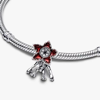 Stranger Things Moveable Demogorgon Charm S925 Sterling Silver