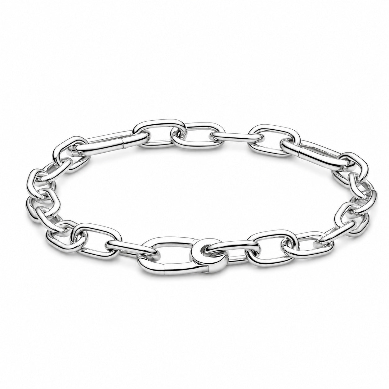 Small-Link Chain Bracelet S925 Sterling Silver
