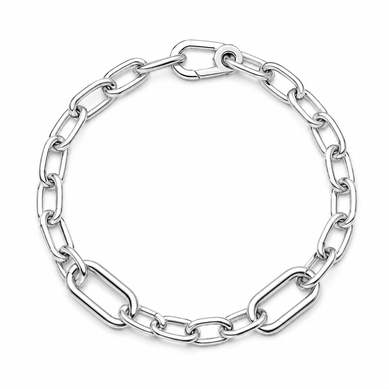 Small-Link Chain Bracelet S925 Sterling Silver