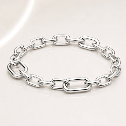 Small-Link Chain Bracelet  S925 Sterling Silver