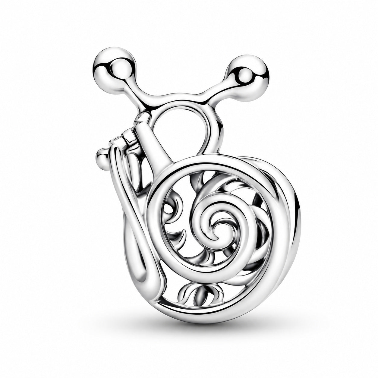 Openwork Snail Charm S925 Sterling Silver