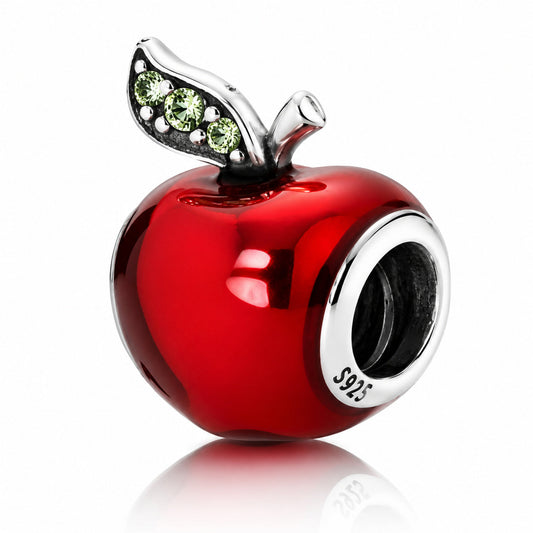 Snow White Apple Charm  S925 Sterling Silver