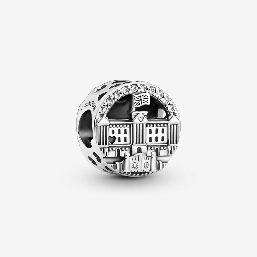 Sparkling Buckingham Palace Charm S925 Sterling Silver