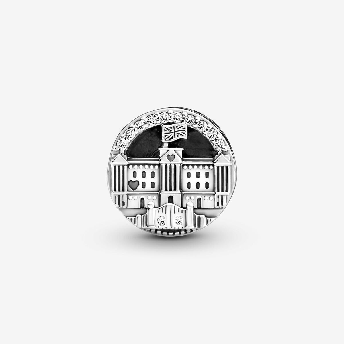 Sparkling Buckingham Palace Charm S925 Sterling Silver