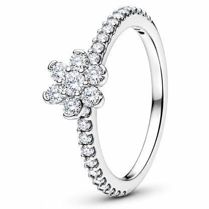 Sparkling Flower Ring S925 Sterling Silver
