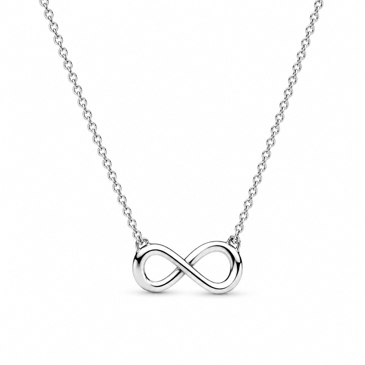 Sparkling Infinity Collier Necklace S925 Sterling Silver