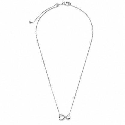 Sparkling Infinity Collier Necklace  S925 Sterling Silver