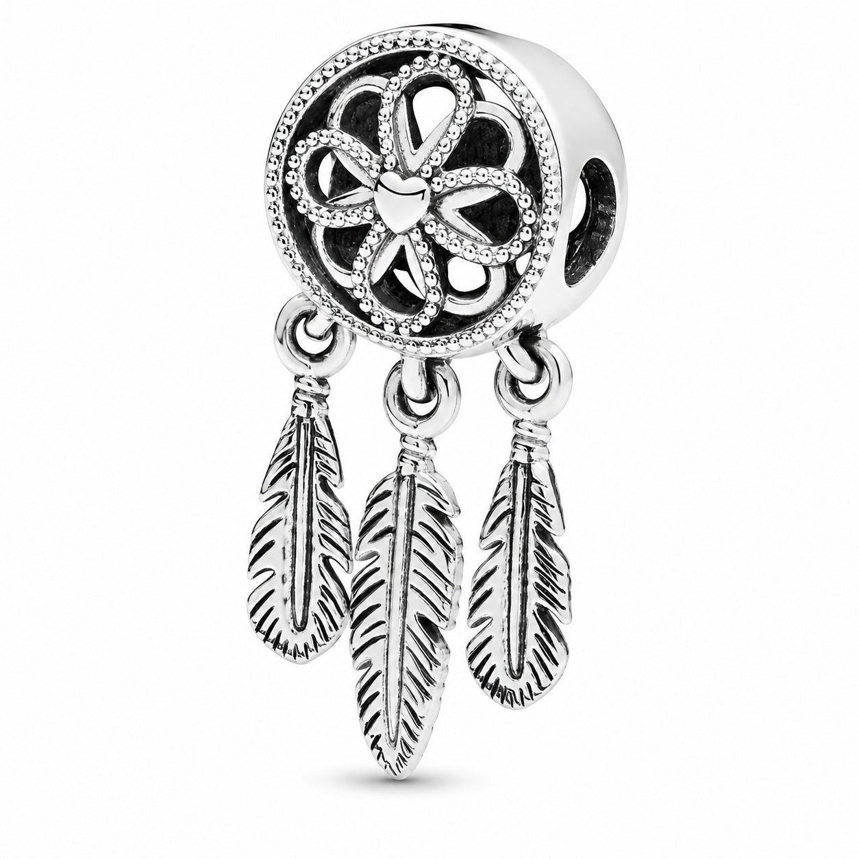 Spiritual Dreamcatcher Charm S925 Sterling Silver