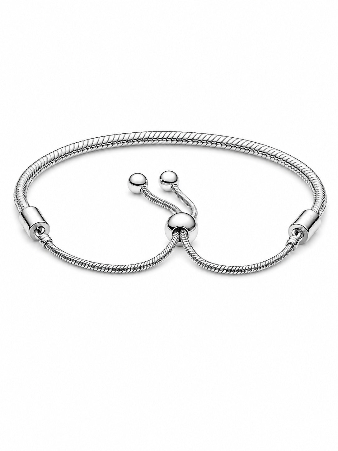 Moments Snake Chain Slider Bracelet S925 Sterling Silver