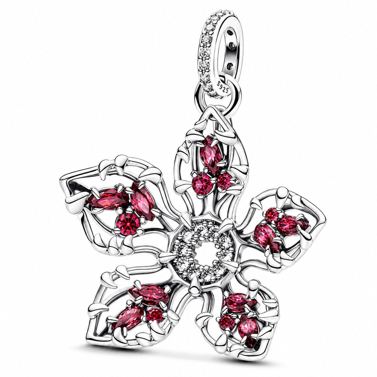 Stranger Things Demogorgon Large Dangle Charm  S925 Sterling Silver