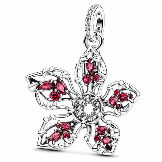 Stranger Things Demogorgon Large Dangle Charm  S925 Sterling Silver
