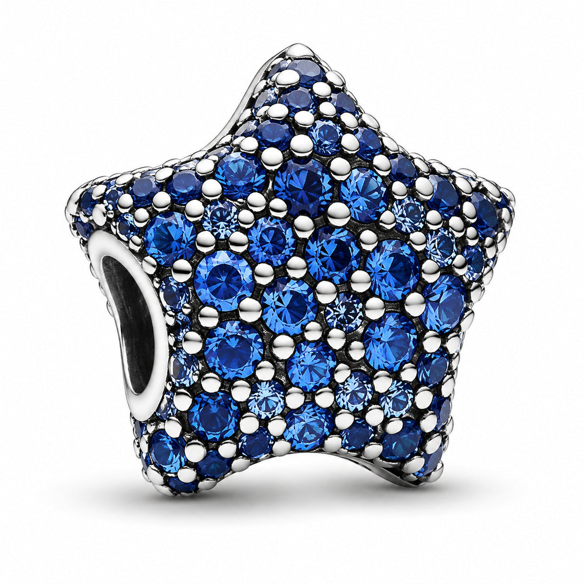Striking blue Star Charm  S925 Sterling Silver