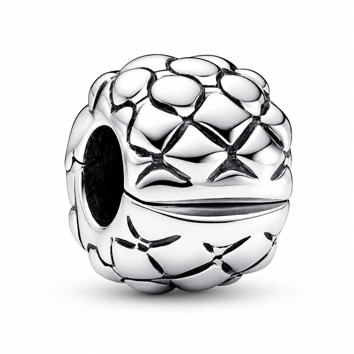Studded Clip Charm  S925 Sterling Silver