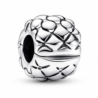Studded Clip Charm  S925 Sterling Silver