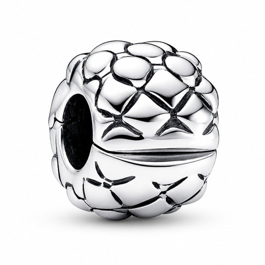 Studded Clip Charm  S925 Sterling Silver