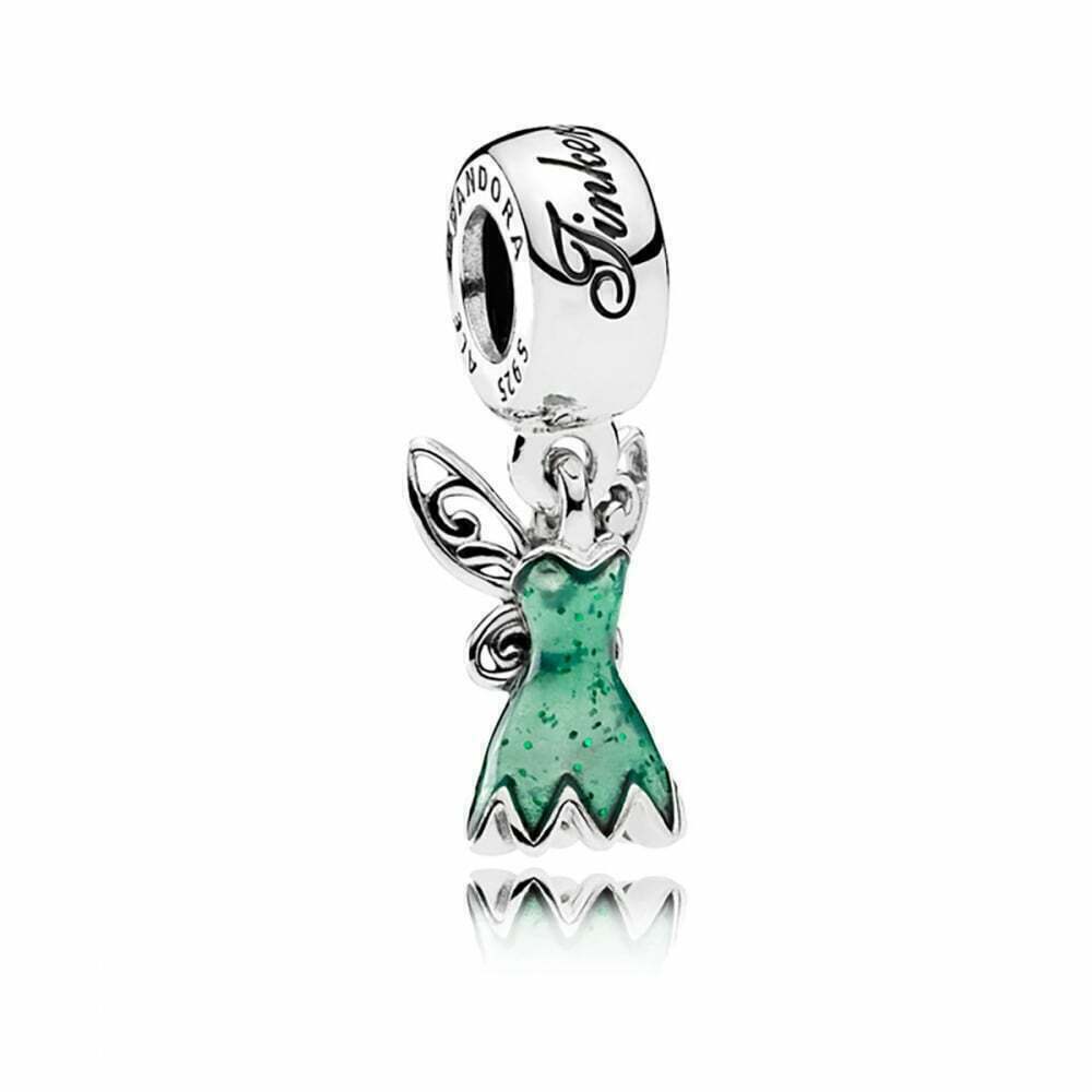 S925 Disney Princesses Dresses Dangle Sterling Silver Charms Collection