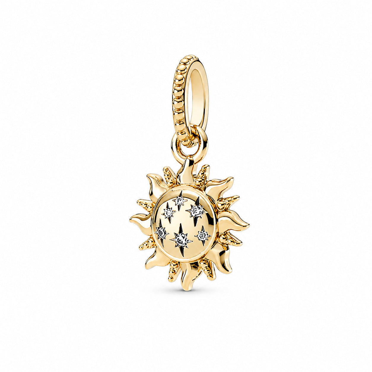 The Golden Sun Charm S925 Sterling Silver