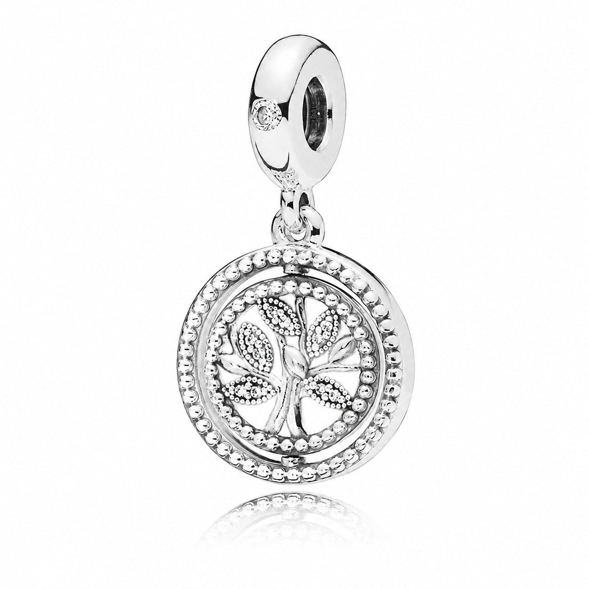 Tree of Life Dangle Charm  S925 Sterling Silver