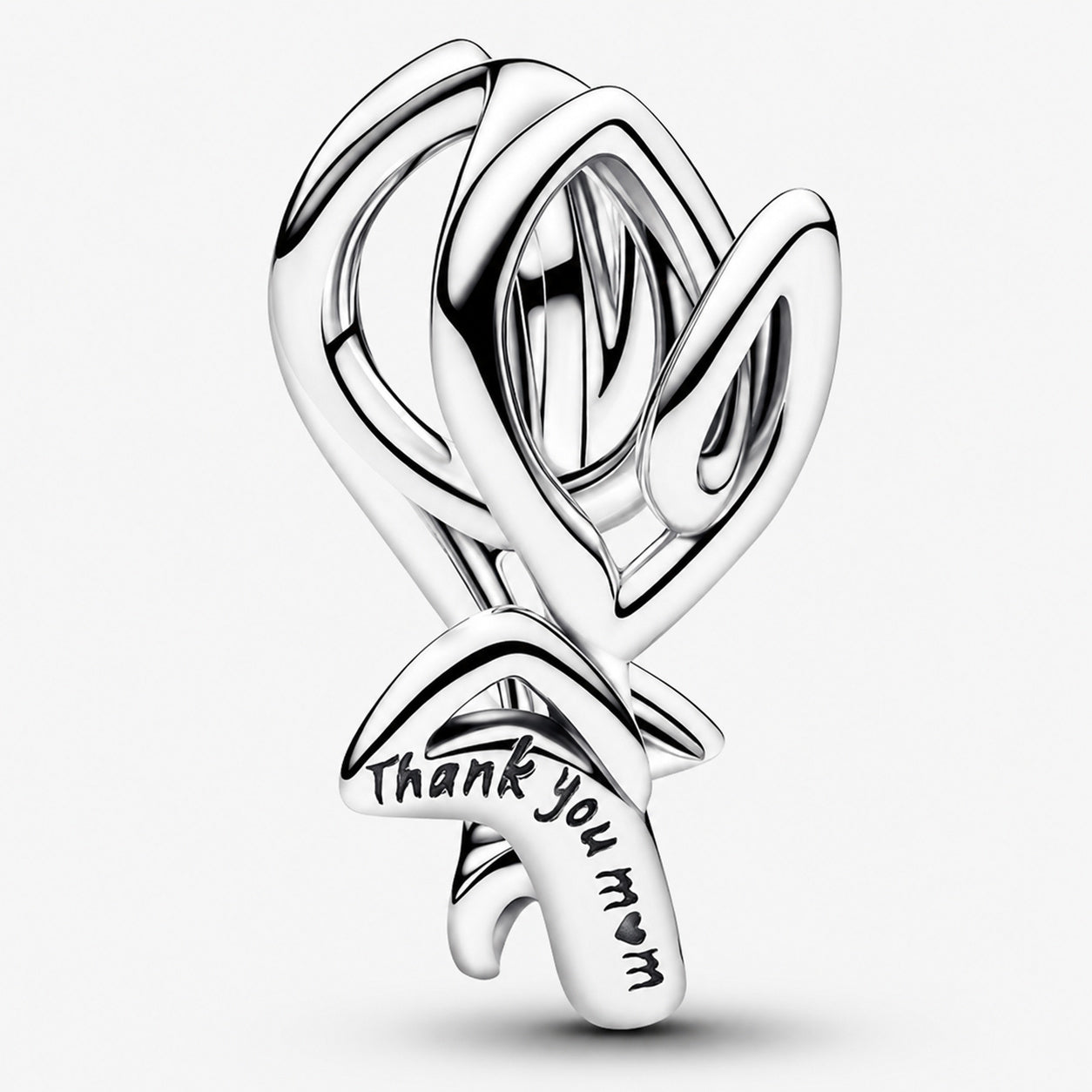 Tulip Thank You Mum Charm S925 Sterling Silver