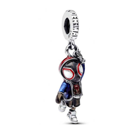 Marvel's Spider-Man Miles Morales Dangle Charm S925 Sterling Silver