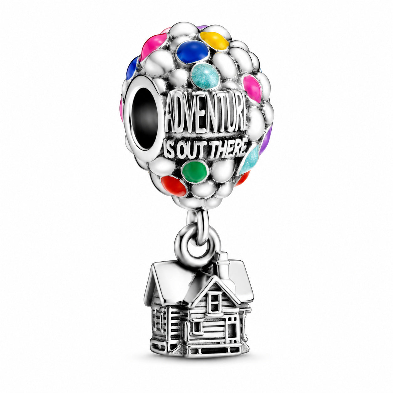 Up House Balloon Charm S925 Sterling Silver