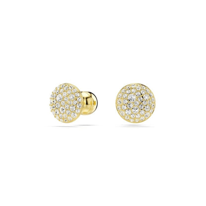 Golden sparkling Sterling Silver stud Earrings