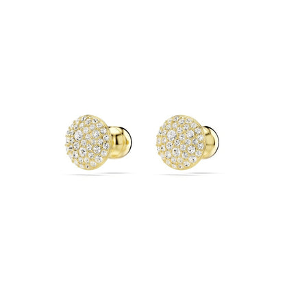 Golden sparkling Sterling Silver stud Earrings