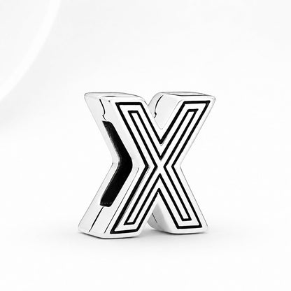 S925 Reflexion Alphabets A to Z Sterling Silver Charm Collection