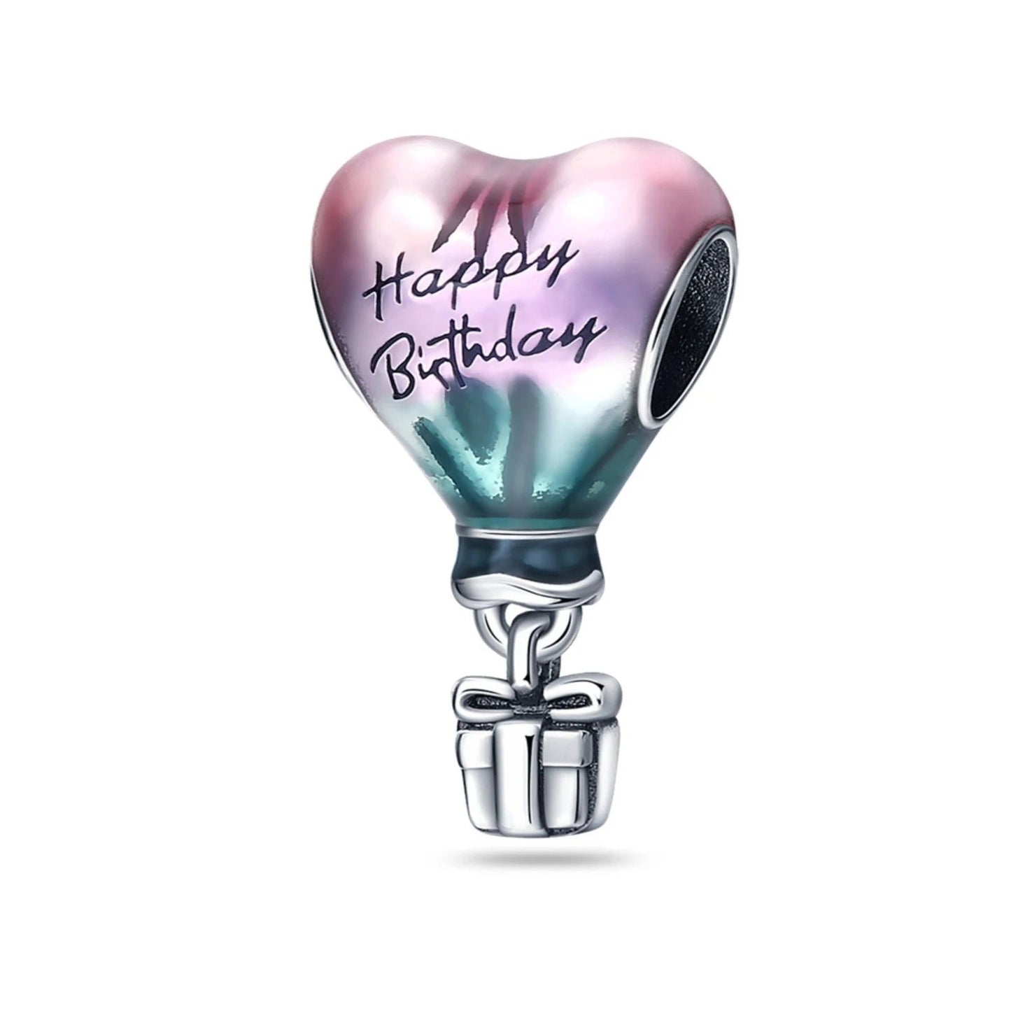 Birthday Hot Air Balloon Charm S925 Sterling Silver