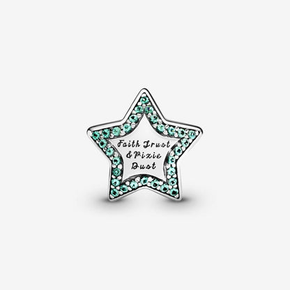 Disney Tinkerbell Star Charm S925 Sterling Silver