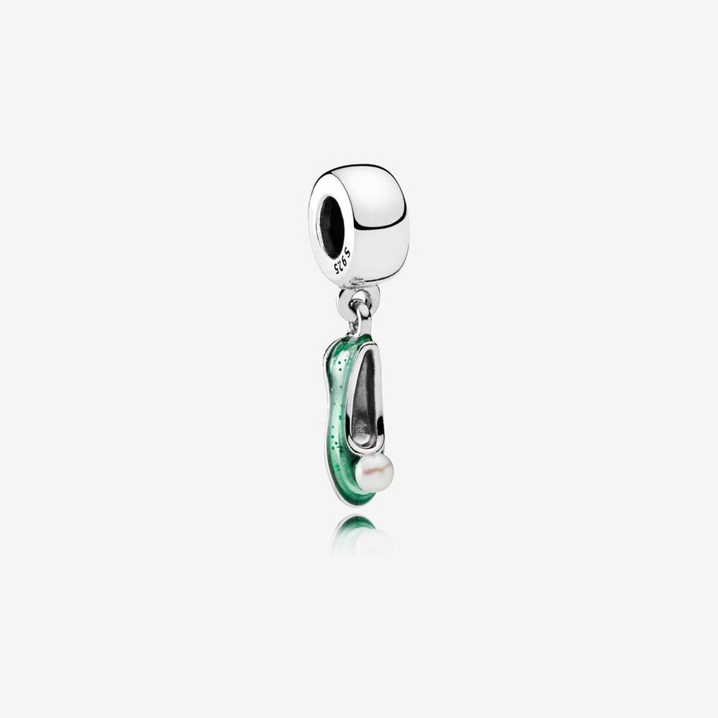 Disney Tinkerbell Shoe Dangle Charm S925 Sterling Silver