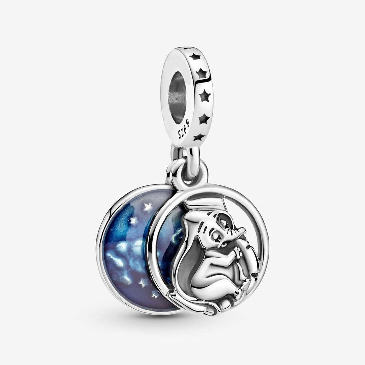 Disney Dumbo Sweet Dreams Dangle Charm S925 Sterling Silver