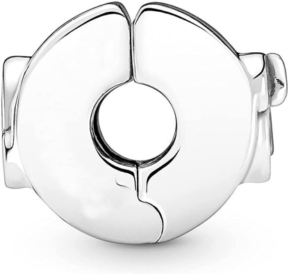 Disney Mickey Minnie Clip Charm S925 Sterling Silver