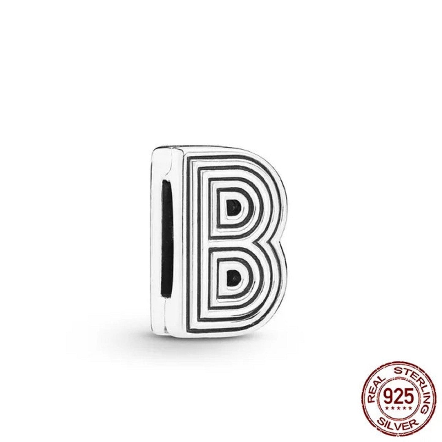 S925 Reflexion Alphabets A to Z Sterling Silver Charms Collection