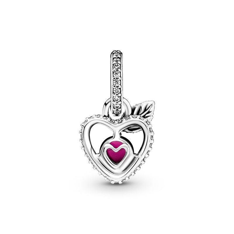 Snow White Apple Dangle Charm S925 Sterling Silver