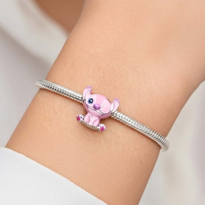Disney Lilo & Stitch Angel Charm S925 Sterling Silver