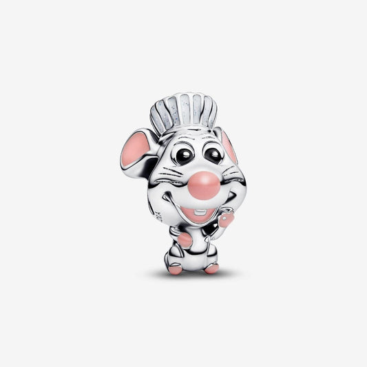 Disney Pixar Ratatouille Remy Charm Hallmarked S925 Sterling Silver