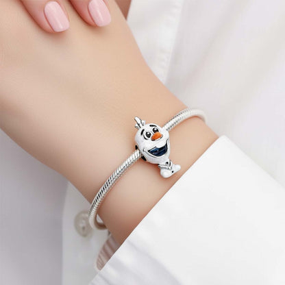 Disney Frozen Olaf Charm S925 Sterling Silver