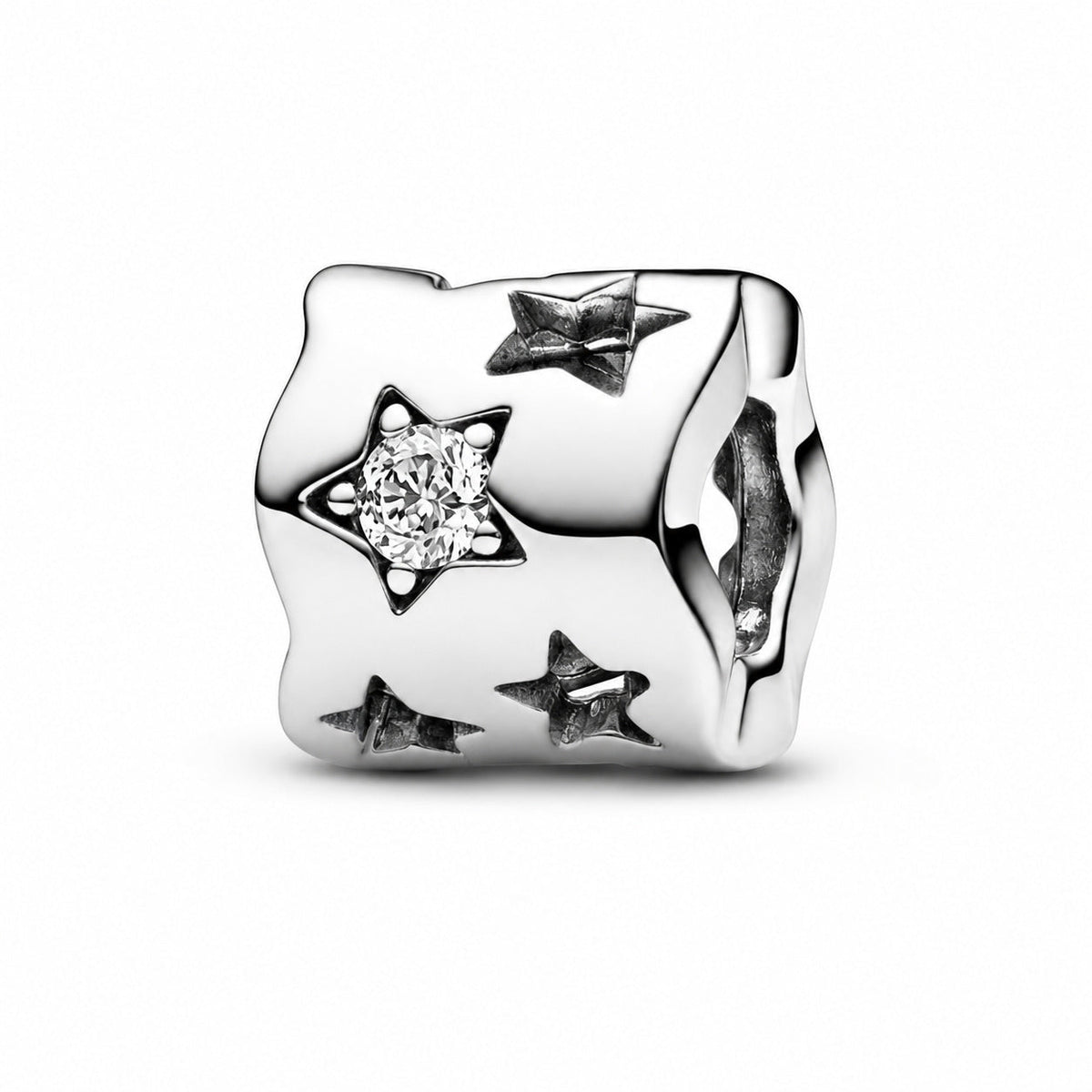 openwork seeing stars charm  S925 Sterling Silver
